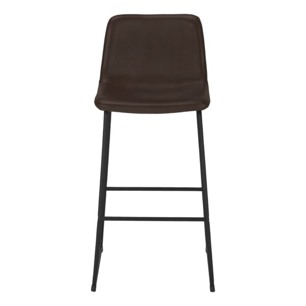 Office Chair, Bar Height, Standing, Computer Desk, Work, Leather Look, Contemporary, Modern - Brown