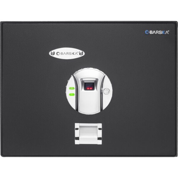 0 23 Cu Ft Top Opening Biometric Security Safe - Black