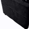 Oversized Recliner Chair With Movable Ottoman, Soft Chenille Upholstered Indoor Lounge Chair - Black - Image 22
