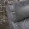 Alma - Contemporary Upholstered Loveseat Recliner - Slate - Image 6
