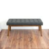 Delilah - Modern Bench - Gray - Image 7