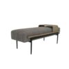 Upholstered Cocktail Ottoman With Slide Tray - Multi - Image 5