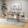 Benti - Bar Height Storage Table - Brown - Image 4