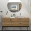 Vessel Bathroom Sink With Design - White - Image 5