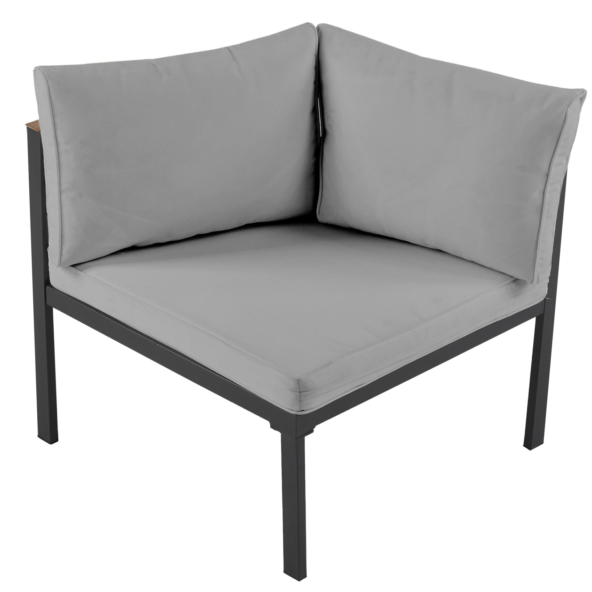 Outdoor Sectional Sofa Set With Cushions - Gray - Image 23