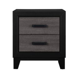 Soluto - Nightstand - Gray / Black