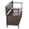 Amherst - Entryway Storage Bench - Hickory Brown - Image 4
