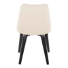 Giovanni - Contemporary / Dining Chair (Set of 2) - Black / Cream - Image 5
