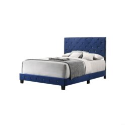 Suffolk - Queen Bed - Navy Blue
