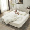Multi Functional Sectional Sofa Bed With Independent Chaise Lounge And Functional Blanket - Beige - Image 8