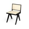 Chandigarh - Dining Room Chairs, Kitchen Chairs Side Chairs (Set of 2) - Black / Natural - Image 6