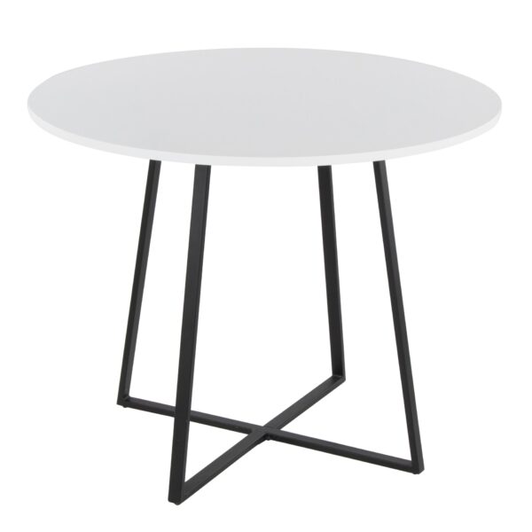 Cosmo Canary - Contemporary Dining Table - Black / White