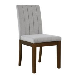 Back Dining Chair (Set of 2) - Light Gray
