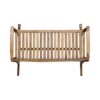 Outdoor Rocking Loveseat With Acacia Wood Frame - Natural - Image 7