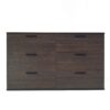 Morgan - Farmhouse 6 Drawer Jumbo Dresser Extra Deep Storage - Espresso - Image 5