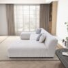 Audrey - U Shape Corner Sofa - Cream - Image 4