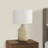 Lighting, Table Lamp, Concrete, Contemporary - Beige - Image 4