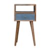 Mini Hand Painted Nightstand - Blue - Image 2