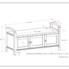 Warm Shaker - Entryway Storage Bench - Black - Image 7