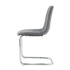 Modern Simple Light Luxury Dining Chair (Set of 4) - Dark Gray - Image 13