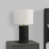 Table Lamp, Lighting, Resin, Contemporary - Black / Cream - Image 6