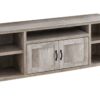 TV Stand, Console, Media Entertainment Center, Storage, Elegant Design, Transitional - Taupe - Image 2