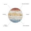 Rabbit - Washable Non - Slip Round Rug, Elegant Design - Ivory Multi - Image 5