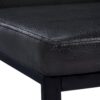 Dining Chair Side Upholstered, For Dining Room (Set of 2) - Black - Image 12