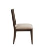 Armless Dining Chair With Cane Back Fabric (Set of 2) - Brown - Image 6