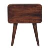 Curved Nightstand - Walnut - Image 4