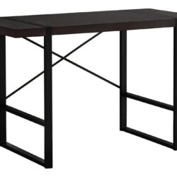 Computer Desk For Home Office, Laptop, Versatile Placement - Espresso