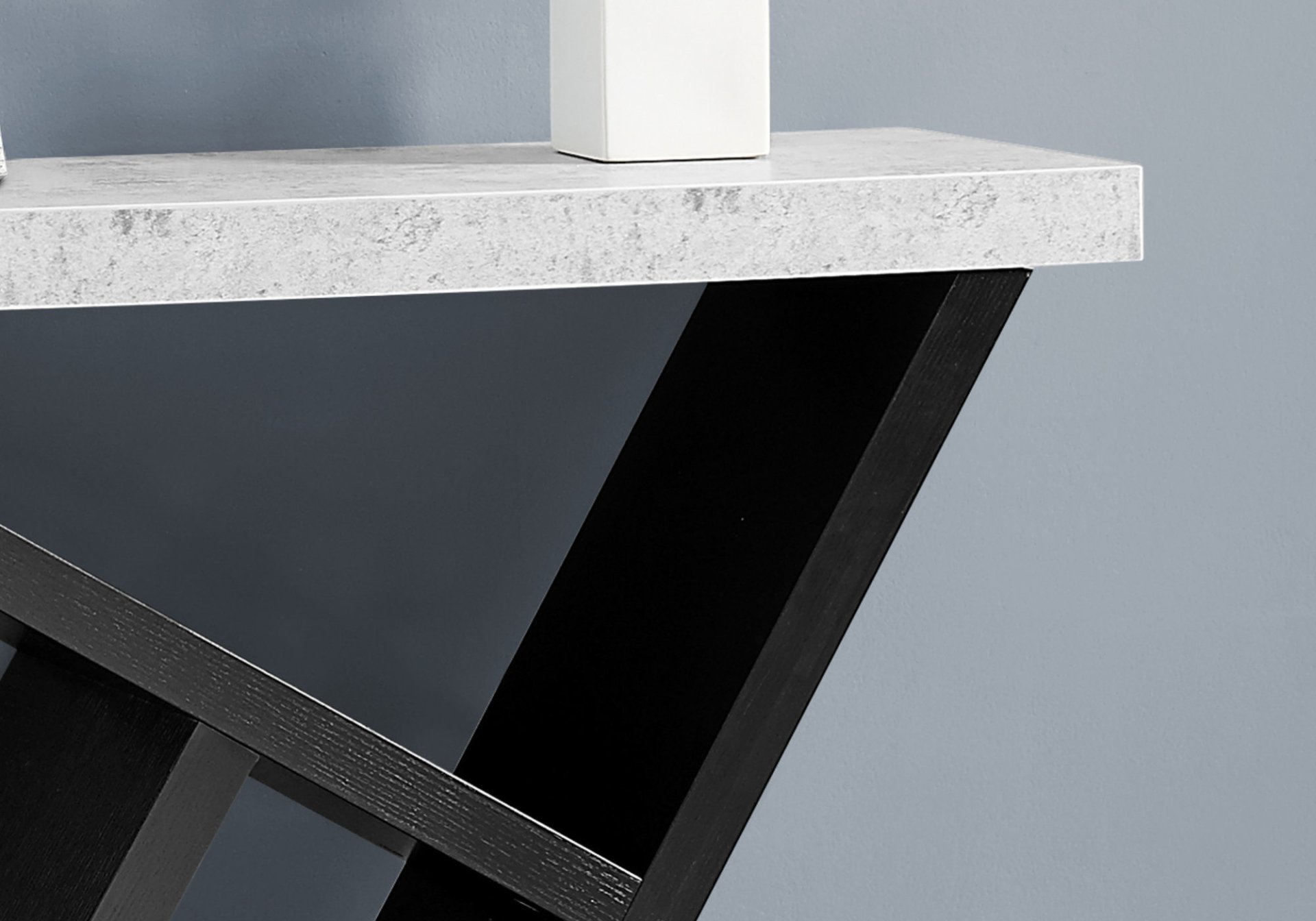 Accent Console Table For Entryway, Contemporary And Modern - Black - Image 3