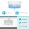 Workstation Undermount Kitchen Sink - White - Image 8