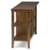 Redmond - Console Sofa Table - Rustic Natural Aged Brown - Image 3