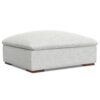 Jasmine - Corner Sectional Sofa And Ottoman - Gray - Image 5