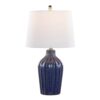Rockwell - Contemporary Table Lamp (Set of 2) - Dark Blue / Polished Nickel / White - Image 3