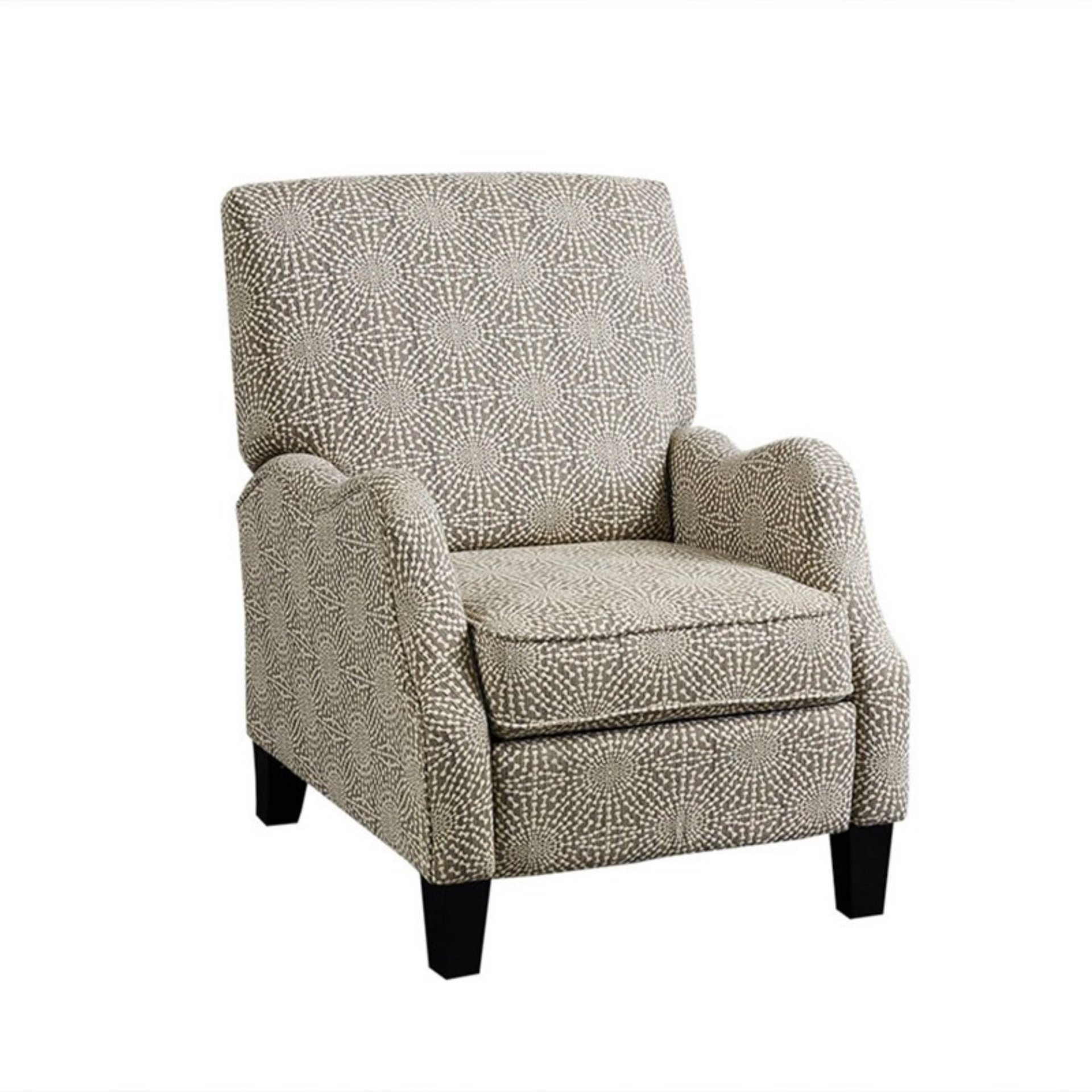 Hoffman - Push Back Recliner - Beige Multi - Image 4