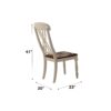 Dylan - 5 Pieces Dining Room Set - Cream / Oak - Image 12