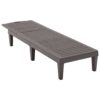 2 Piece Outdoor Chaise Lounges With Adjustable Backrest, Polypropylene - Dark Brown - Image 14