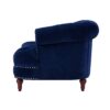 La Rosa - Victorian Chesterfield Tufted Sofa - Navy Blue - Image 2