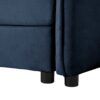 Oversized Recliner Chair With Movable Ottoman, Soft Chenille Upholstered Indoor Lounge Chair, Diy Combination - Blue - Image 19