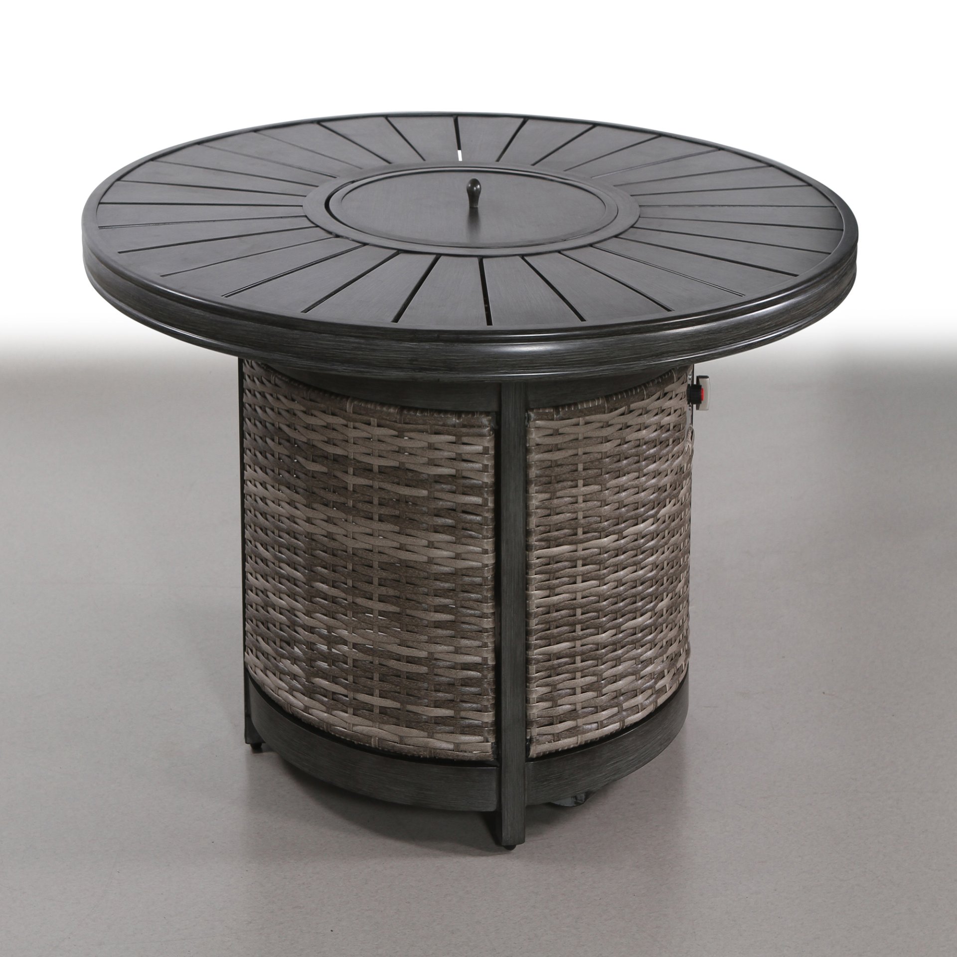 Propane Outdoor Fire Pit Table - Gray - Image 2