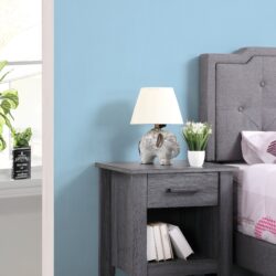 Lennox - Nightstand - Gray