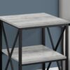 Accent Table, Side Contemporary And Modern - Gray - Image 8