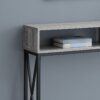 Accent Console Table For Entryway, Modern - Gray - Image 8