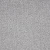 Upholstered 3 Seater Sofa With Curved Design And 2 Printed Pillows Chenille - Gray - Image 4