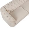 Upholstered Loveseat Sofa With Thick Removable Seat Cushion - Beige - Image 16