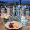 Leading Ware Swirl Acrylic Glasses Drinking (Set of 4), 20Oz, Bpa Free, Durable Plastic - Blue - Image 6