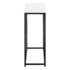 Accent Console Table For Entryway, Contemporary And Modern - White / Black - Image 2