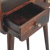 Mini Curved Console Table - Walnut - Image 4